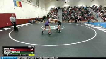 120 lbs Cons. Round 3 - Bradley Rowland, Cheyenne East vs Lance Axtell, Thermopolis