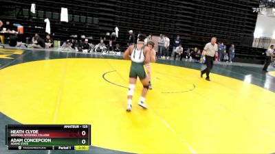 125 lbs Cons. Round 7 - Heath Clyde, Western Wyoming College vs Adam Concepcion, Adams State