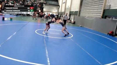 128-135 lbs Champ. Round 2 - Amarae Venegas, Fort Morgan vs Emalee Poore, Hastings