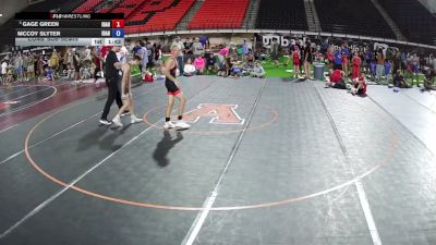 110 lbs Cons. Sub-semis - Gage Green, Idaho vs Mccoy Slyter, Idaho