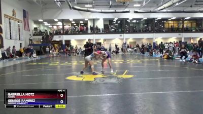 101 lbs Quarterfinal - Gabriella Motz, Albion vs Genesis Ramirez, Aurora University