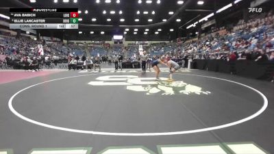 155 lbs Cons. Round 1 - Ava Babich, Leavenworth HS vs Ellie Lancaster, DeSoto Hs