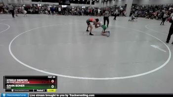 132 lbs Champ. Round 3 - Steele Diercks, Big Game Wrestling Club vs Gavin Boner, Ohio