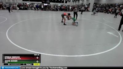 132 lbs Champ. Round 3 - Steele Diercks, Big Game Wrestling Club vs Gavin Boner, Ohio