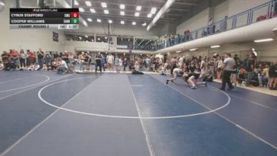 120-127.7 lbs Champ. Round 2 - Cooper Williams, Sanderson vs Cyrus Stafford, Champions Wrestling Club