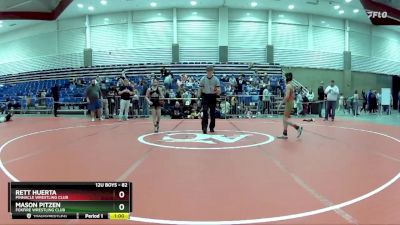 82 lbs Cons. Round 3 - Mason Pitzen, Foxfire Wrestling Club vs Rett Huerta, Pinnacle Wrestling Club