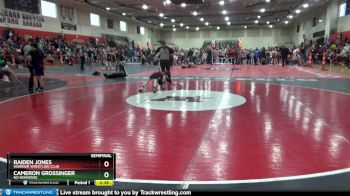 55 lbs Semifinal - Cameron Grossinger, No Nonsense vs Raiden Jones, Warrior Wrestling Club