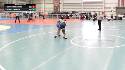 6 - 113 lbs Champ. Round 1 - Josue Hernandez, Washington-Liberty (Arlington) vs Aidan Coleman, James W. Robinson