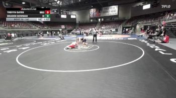 197 lbs Quarterfinal - Trevyn Gates, Western Wyoming Community College vs Braden Bowman, Snow College