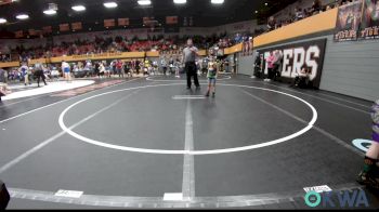 46 lbs Quarterfinal - Charles Ross, Norman Grappling Club vs Elliott Watson, Comanche Takedown Club