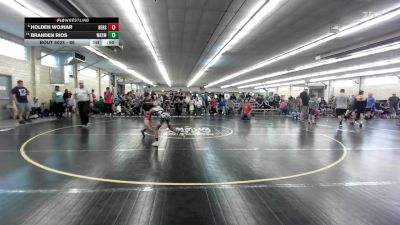 66 lbs Round Of 16 - Holden Wojnar, Hershey vs Branden Rios, Waymart