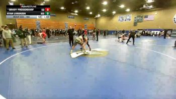 165 lbs Champ. Round 2 - Ryan Lorenzen, Moorpark vs Brody Preisendorf, Redwood