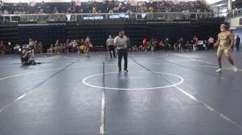 165 lbs Champ. Round 2 - Damien Valdez, Lemoore College vs Kaleb Medina, Cerritos College