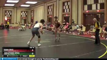 138 lbs Round 5 (6 Team) - Sebastiano Spina, Steel Valley Black vs Evan Cruz, Elite Athletic Club DZ