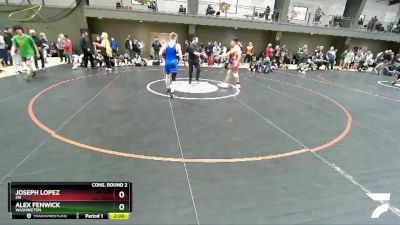 132 lbs Cons. Round 2 - Joseph Lopez, OR vs Alex Fenwick, Washington