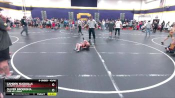 43/46 2nd Place Match - Camden Nuckolls, Palmetto State Wrestling vs Oliver Broersma, Cane Bay Cobras