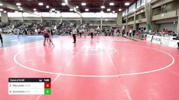 144 lbs Consi Of 8 #2 - Alvin Mercader, North Bergen vs Nathan Quinones, Bergenfield