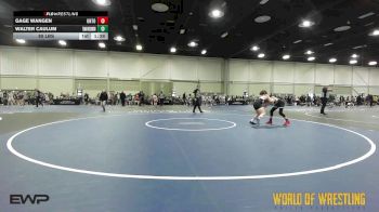 80 lbs Quarterfinal - Gage Wangen, Untouchables 12u PURPLE vs Walter Caulum, Team Wisconsin 12U