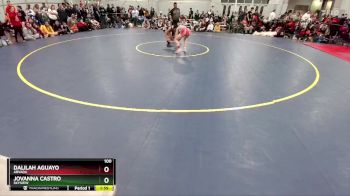 100 lbs Champ. Round 1 - Dalilah Aguayo, Arvada vs Jovanna Castro, Skyview