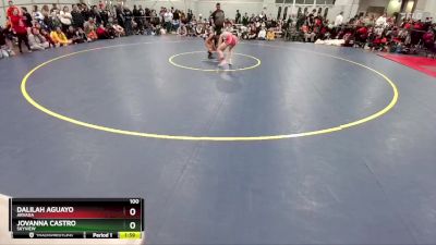 100 lbs Champ. Round 1 - Dalilah Aguayo, Arvada vs Jovanna Castro, Skyview