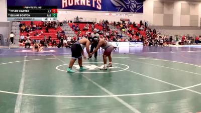 285 lbs Cons. Round 2 - Elijah Boston, Garrett College vs Tyler Carter, Alvernia University