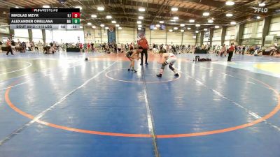 113 lbs Consi Of 32 #1 - Nikolas Mzyk, NJ vs Alexander Orellana, MA