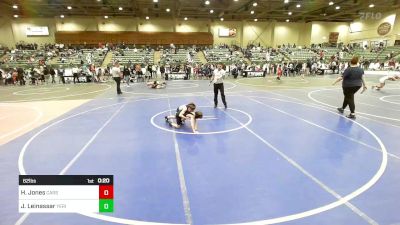 62 lbs Consi Of 16 #2 - Hunter Jones, Carson Bulldog WC vs Jeremy Leinassar, Yerington Lions WC