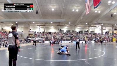 AA 215 lbs Champ. Round 1 - Zerek Keel, Warren Co. High School vs David Reed, Science Hill High School