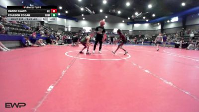 74-78 lbs Final - Uzziah Clark, Viking Wrestling Club vs Coleson Cogar, North Desoto Wrestling Academy