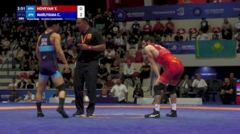 63 kg Final 3-5 - Yurik Hoveyan, Armenia vs Chiezo Maruyama, Japan