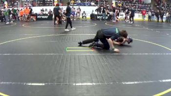 72 lbs Cons. Round 3 - Finnigan Cliff, Black Knights Youth WC vs Andrew Carpentier, Pinckney WC