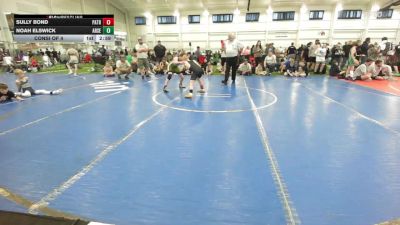 105 lbs Consi Of 4 - Sully Bond, Patriots Wrestling Club-EL vs Noah Elswick, Arsenal WV-EL