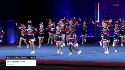 Lake Norman Giants - Rec Cheer [2023 Show Cheer 1 Tiny Mite Large Day 3] 2023 Pop Warner National Cheer & Dance Championship