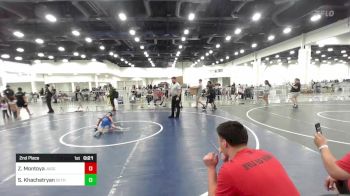 54 lbs 2nd Place - Zane Montoya, Juggernaut WC vs Samuel Khachatryan, Dethrone WC