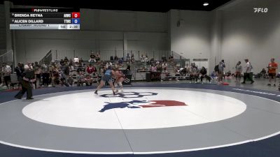 Senior Women Freestyle FS - 59 lbs Champ. Round 1 - Brenda Reyna, Army (WCAP) vs Alicen Dillard, Team Tornado Wrestling Club