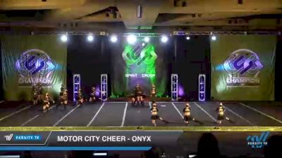Motor City Cheer - Onyx [2021 L3 Senior Day 1] 2021 CSG Super Nationals DI & DII