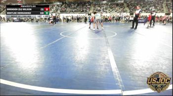126 lbs Round Of 32 - Brenden (Sj) Wilson, Shawnee Takedown Club vs Bentlee Hernandez, Clinton Youth Wrestling