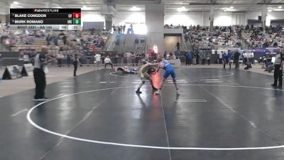 AA 144 lbs Cons. Round 3 - Blake Congdon, Cleveland High School vs Murk Romano, Independence High School