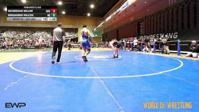220 lbs Quarterfinal - McGregor Miller, Upper Valley Aces vs Benjahmin Wilcox, Mayo Quanchi