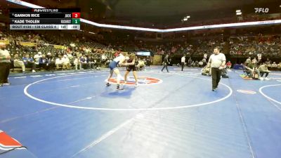 138 Class 4 lbs Cons. Round 1 - Gannon Rice, Jackson vs Kade Tholen, Rockhurst