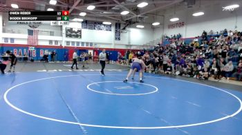 285 lbs Finals (2 Team) - Boden Brokopp, Loras vs Owen Reber, Alvernia University