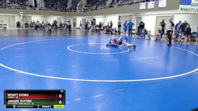 102 lbs Semis (4 Team) - Jaeger Zutter, NYM (New York Mills) vs Wyatt Stoks, Canby