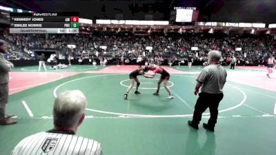 135 lbs Quarterfinal - Kennedy Jones, AIW1 vs Emilee Norris, PWCA