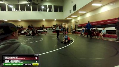 53 lbs Round 1 - Kana`i Albeso, Team Aggression Wrestling Club vs Cole Nordstrom, Punisher Wrestling Company