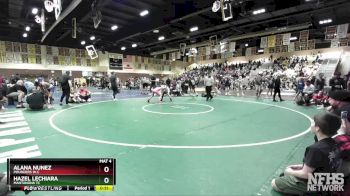 75 lbs Semifinal - Hazel Lechiara, Mantanona TC vs Alana Nunez, Pounders W.C