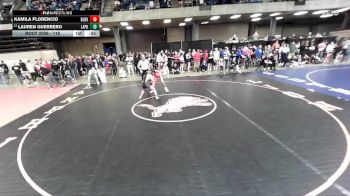 115 lbs Cons. Round 2 - Lauren Guerrero, Unattached vs Kamila Florencio, Unattached