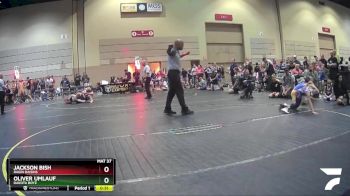 60 lbs Semifinal - Jackson Bish, Ragin Raisins vs Oliver Umlauf, Dakota Boyz