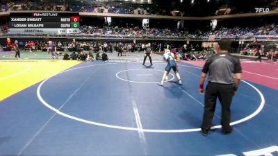 6A 150 lbs Semifinal - Logan Milsaps, Conroe Woodlands College Park vs Xander Sweatt, Arlington Martin