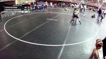 100 lbs 5th Place Match - Lucas Saladino, Beatrice Wrestling Club vs Brantley Thomlison, Gretna Youth Wrestling Club