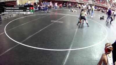 100 lbs 5th Place Match - Lucas Saladino, Beatrice Wrestling Club vs Brantley Thomlison, Gretna Youth Wrestling Club